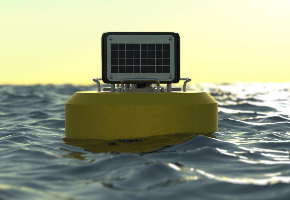 A NexSens CB-75-SVS Wave Buoy.