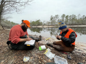 Processing Crayfish Waccamaw River, North Carolina.