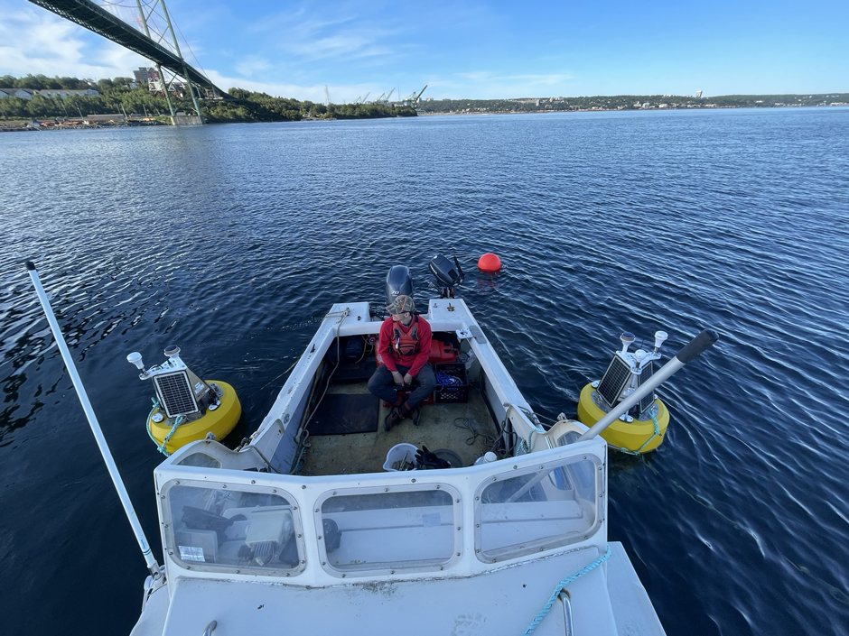 Two NexSens buoys are currently deployed on the project, alongside a host of other environmental monitoring technologies.