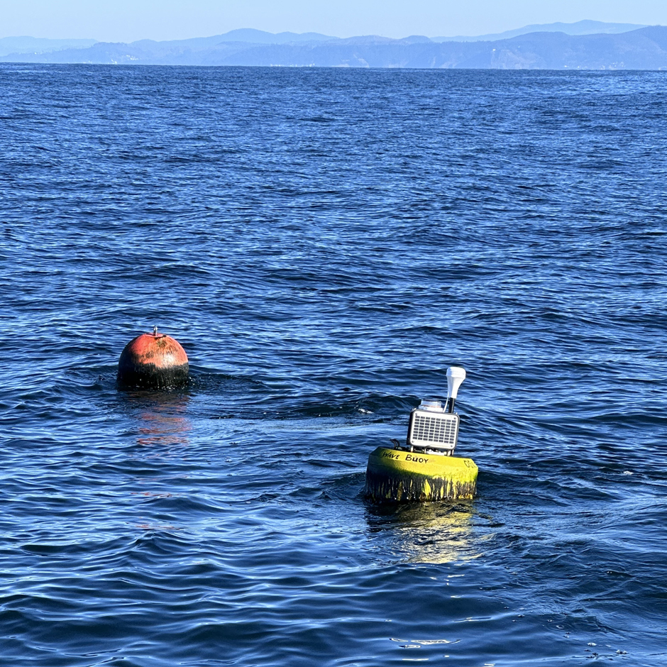 The highly productive waters off the Oregon coast lead to significant biofouling.